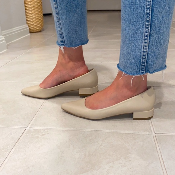 LULU’s Alessia Bone Low Pointed-Toe Heels - Picture 7 of 7